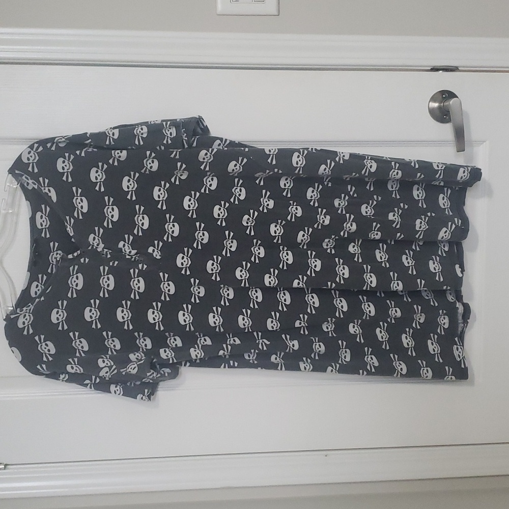 3/$25 skull and bones cotton nightie